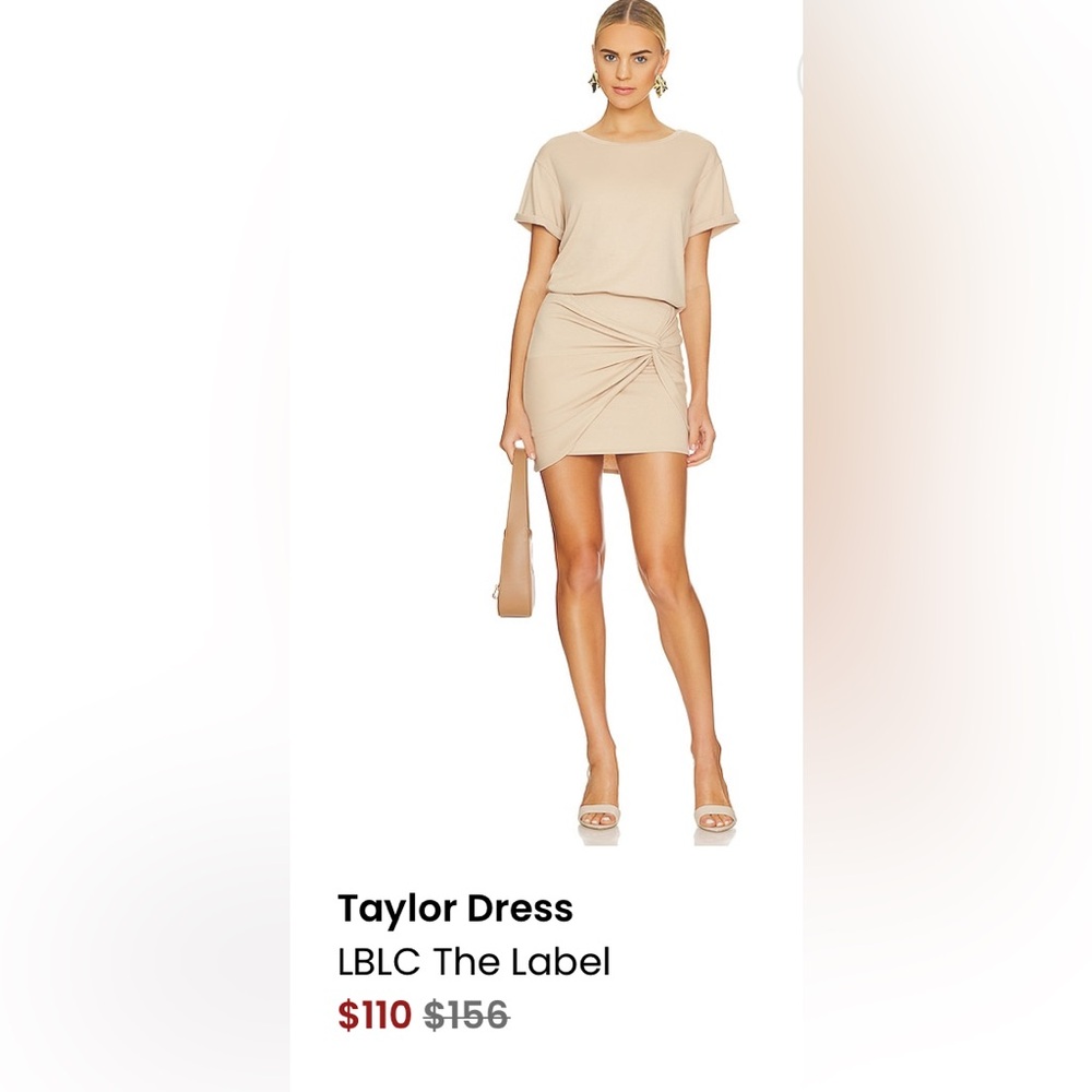 LBLC the Label Beige Mini Dress